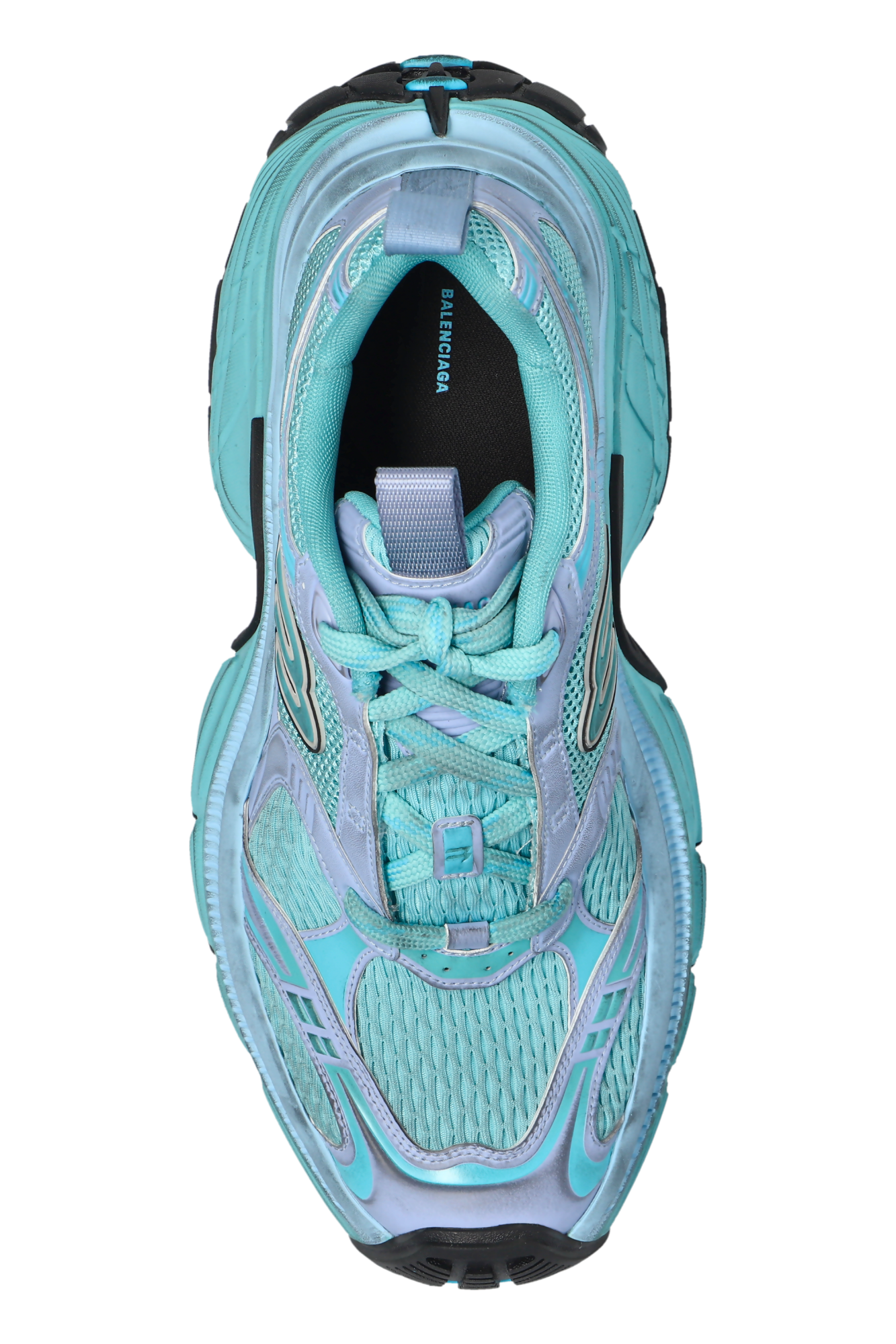 関税込【BALENCIAGA】6XLスニーカー Turquoise Blue Balenciaga Men's 6XL Mesh, Polyurethane & Polyester Blue